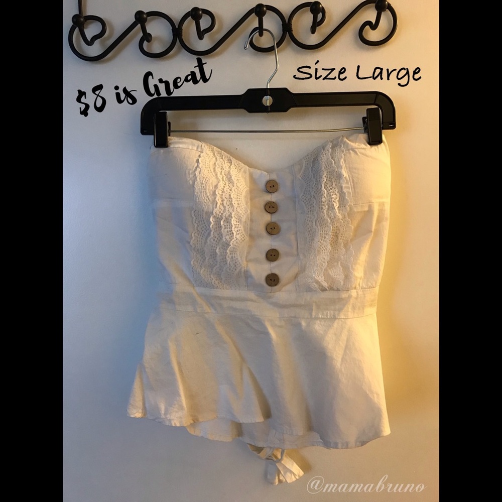 ▪️White Sleeveless Babydoll Top▪️